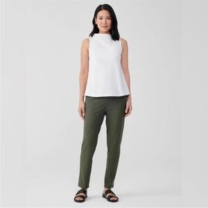 Eileen Fisher Pull On Olive Green Pants Size Medium